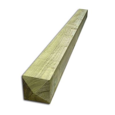175x175x2100mm Green 4 Way Weather Treated Timber Post