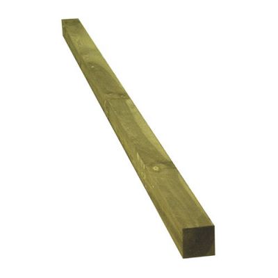 75x75x1800mm Brown Treated Timber Post