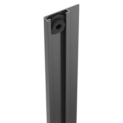 Durapost Anthracite Grey Cover Strip for U Channel 2100mm