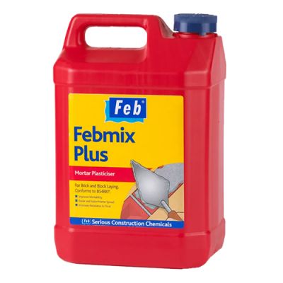 Febmix Plus Mortar Plasticiser (5ltr)