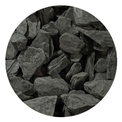 Long Rake Spar Charcoal Slate (40mm) - Bulk Bag