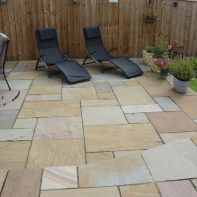 Harvest 18mm Calibrated Sandstone Paving - 22.2m2 Project Pack
